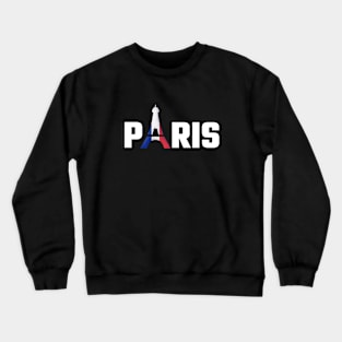 Paris With Eiffel tower Crewneck Sweatshirt